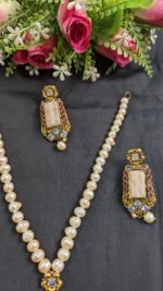 Real Pearl Sita with Earrings