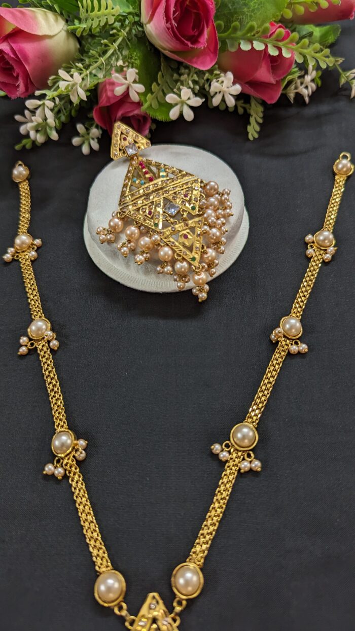 Katai Pearl Sita Drops with Earrings