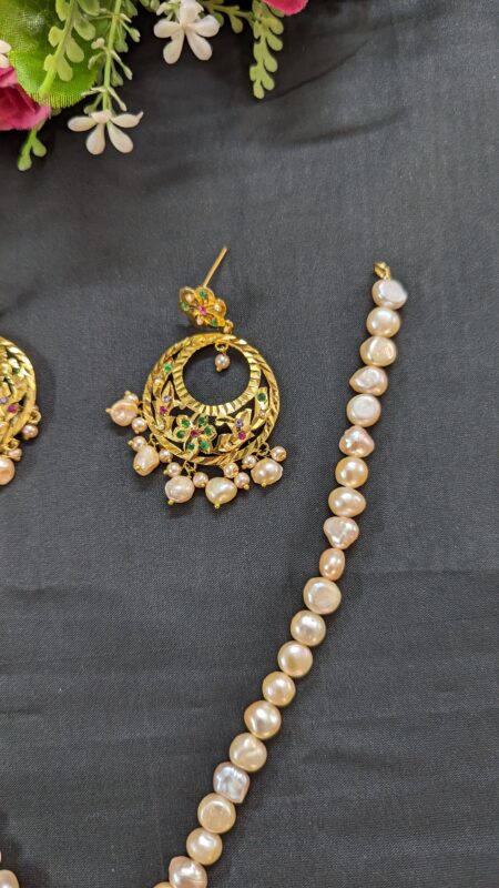 Pearl Katai Sita Drops with Earrings