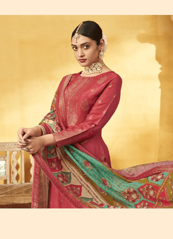 Pink Mandakini Vol 14 By Shree Shalika Viscose Designer Salwar Kameez Code 1