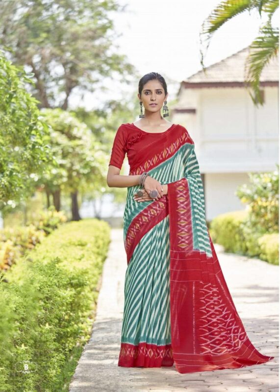 Mul Mul Cotton Fancy Sarees