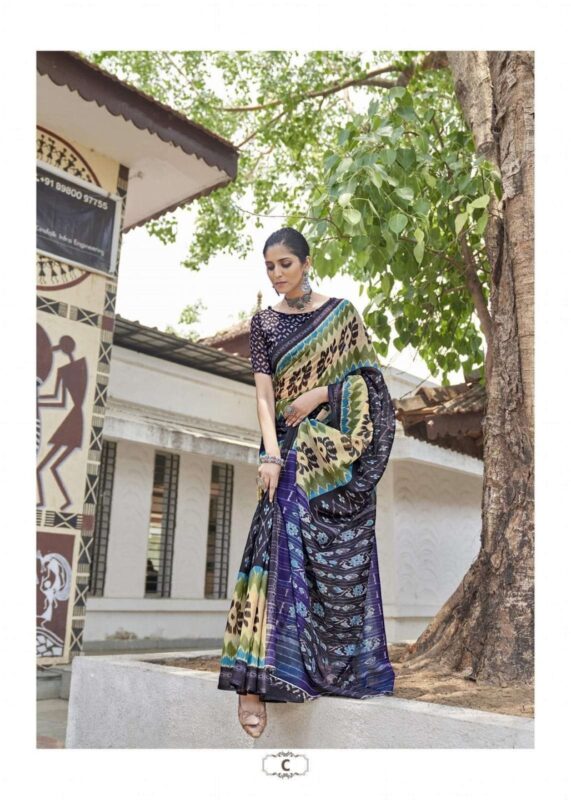 Mul Mul Cotton Fancy Sarees